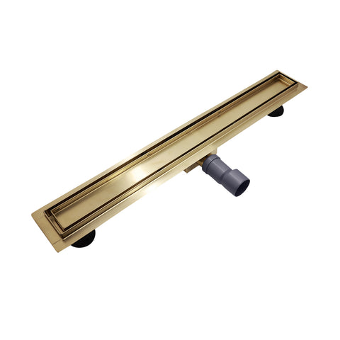 guida Mette gold Insert Linear Drain