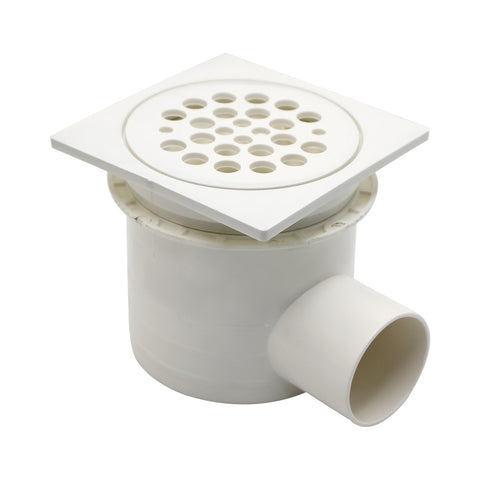 711097 71109701 Top Quality Plastic Drainage Square PVC Floor Drain